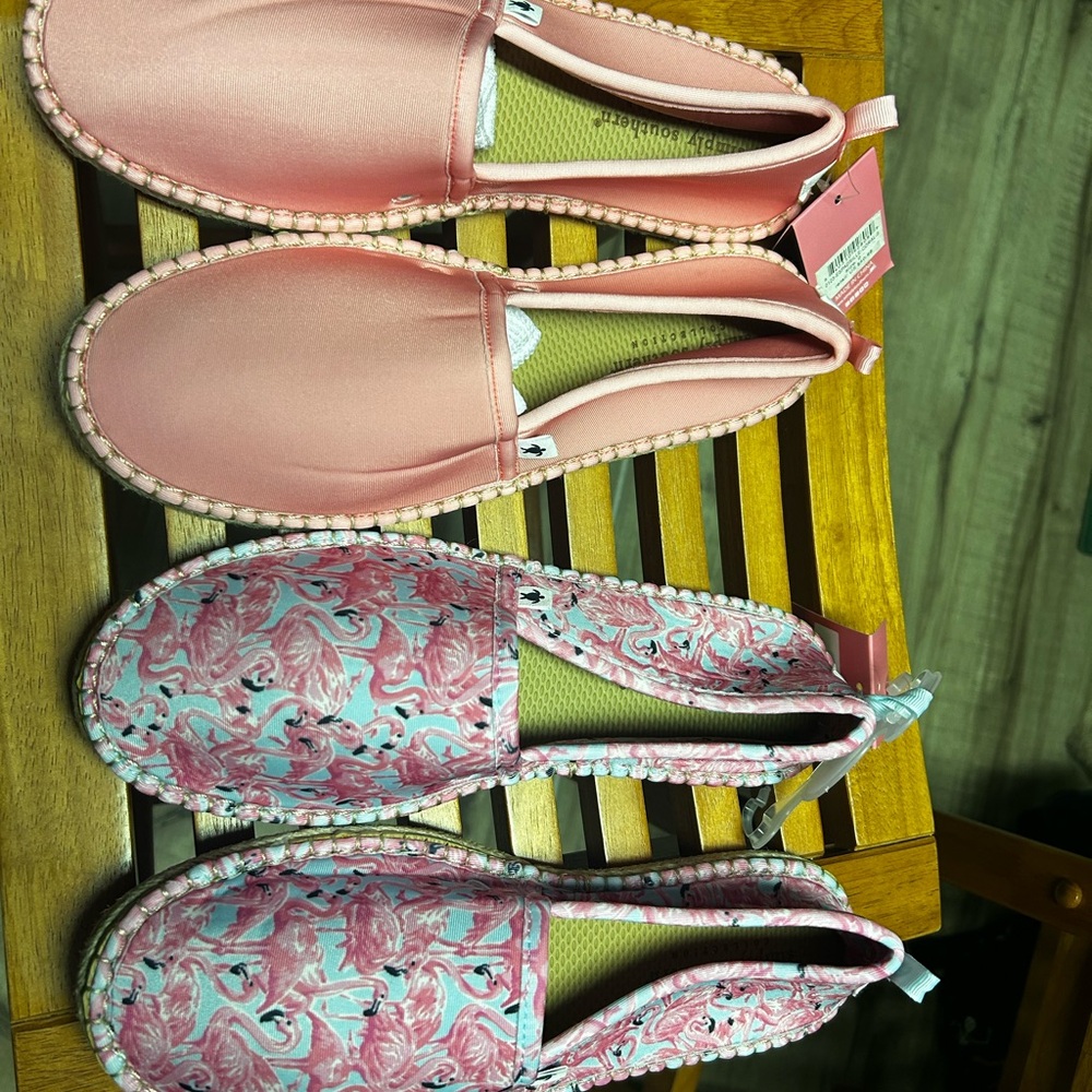 Simply Southern Pink Slip-On Shoes